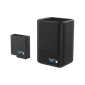 Bộ sạc đôi + 1 pin rời Gopro - Chính hãng FPT Black